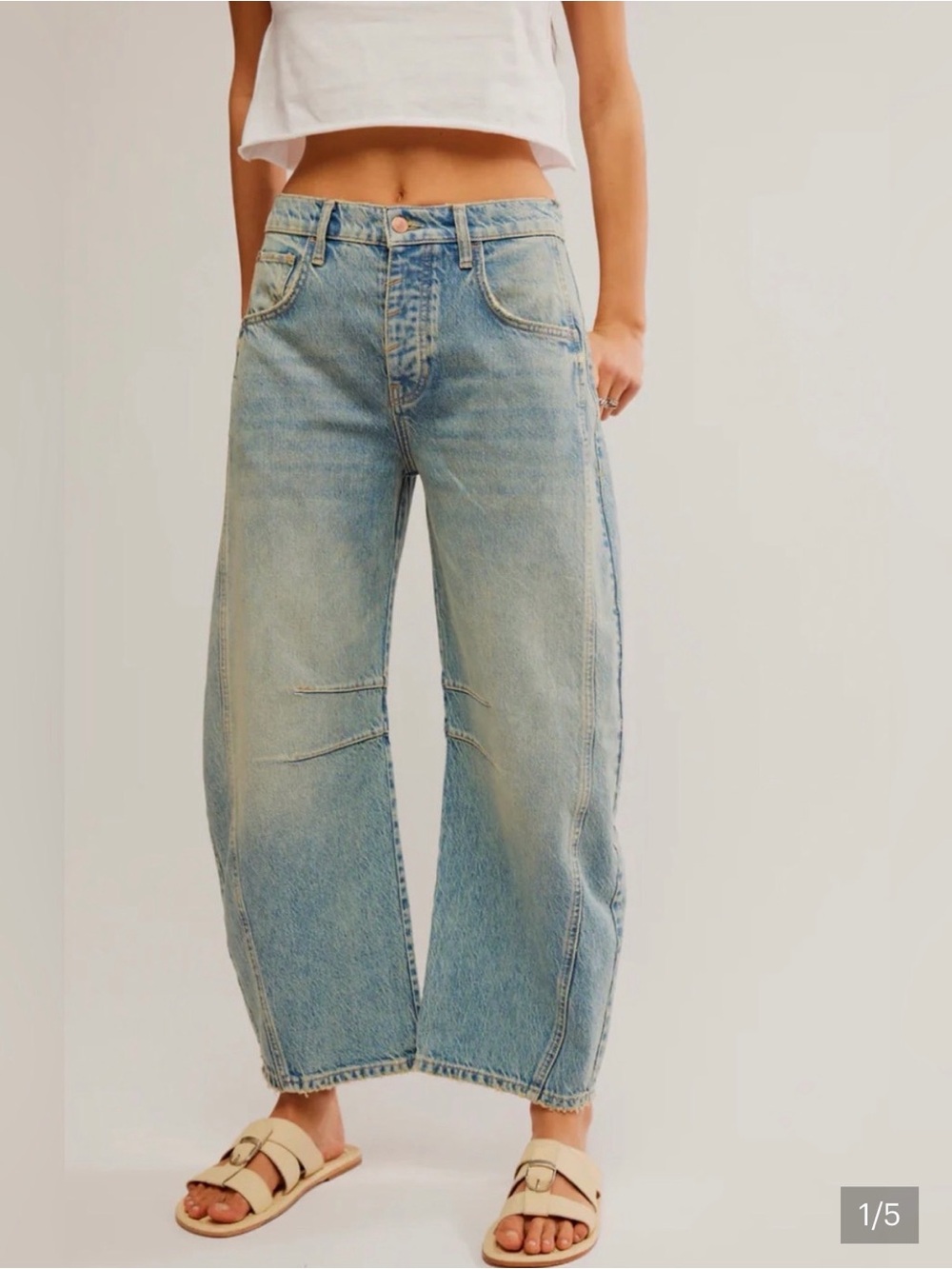 We the Free Barrel Jeans in Kismet
